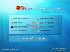 番茄花园 GHOST WIN10 X64 完美装机版 V2019.12（64位）